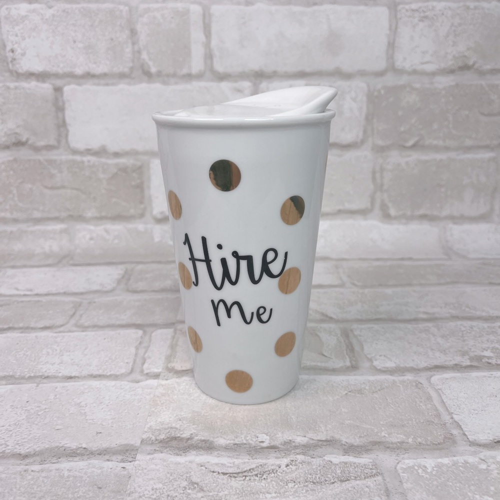 Francesca’s HIRE ME Travel Coffee Mug